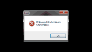 CIC error on a PJ64 Emulator.