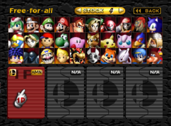 How to unlock characters, stages, and features in Smash 64