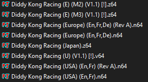 diddy kong racing rom cheats