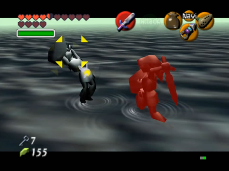 How to beat Dark Link in Ocarina of Time Ez [Master Quest N64 and